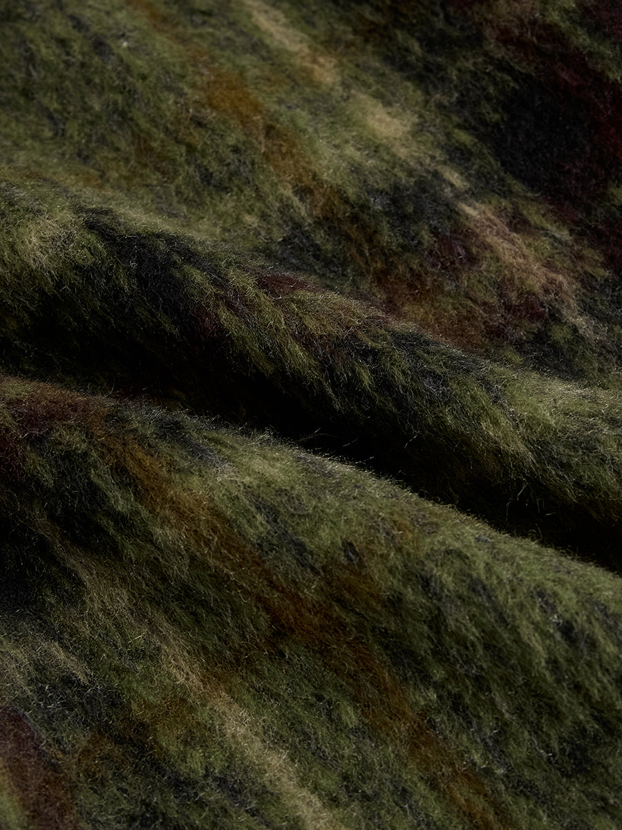 Retro Plaid Long Tweed Coat