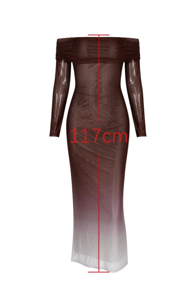 Robe Maxi en Dentelle Saphia