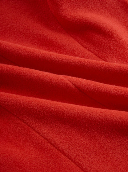 Ruffled Stand-up Collar Single-breasted Rose Embroidered Jacket