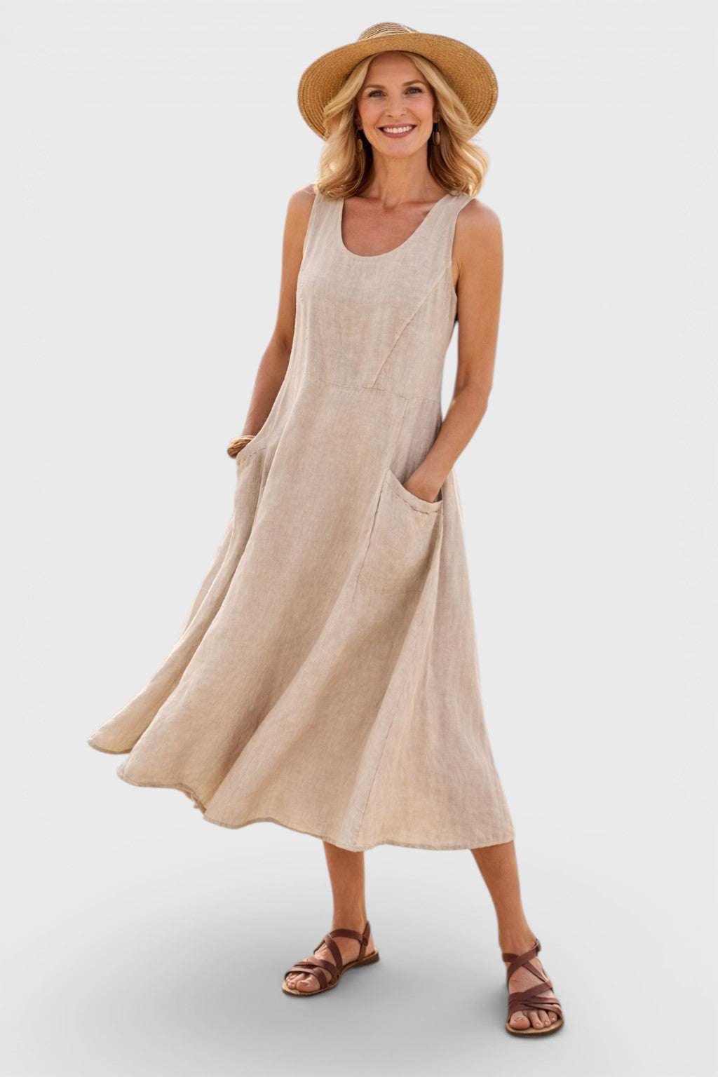 Zoé - Robe Confortable en Longueur