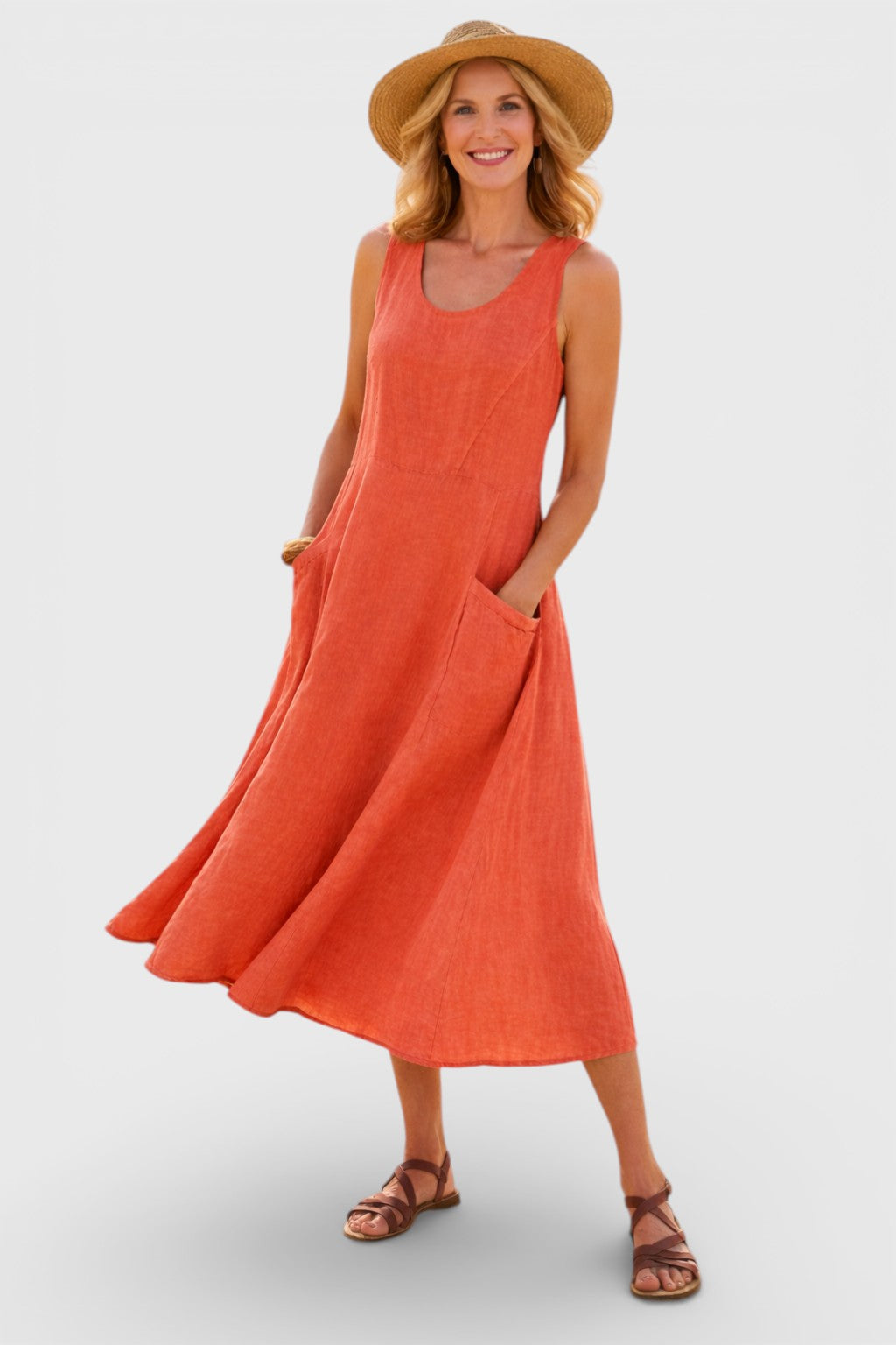 Zoé - Robe Confortable en Longueur