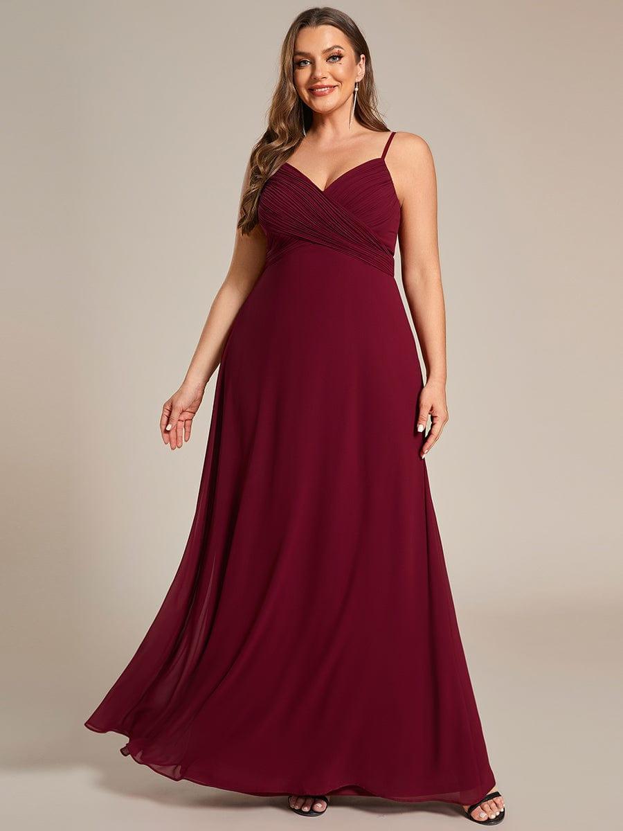 ever NOVA|Sweetheart Draped Back Floor Length Bridesmaid Dress