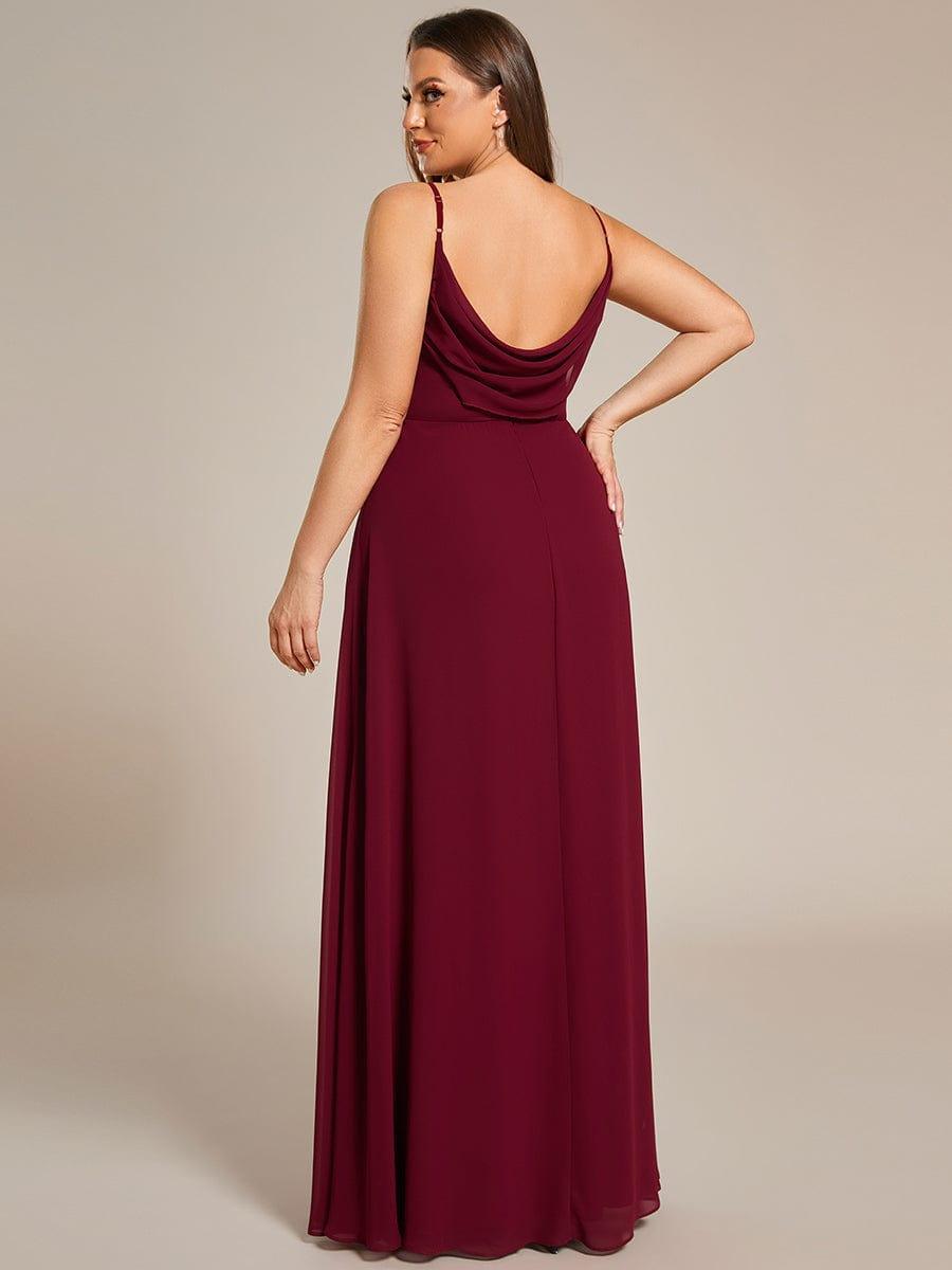 ever NOVA|Sweetheart Draped Back Floor Length Bridesmaid Dress