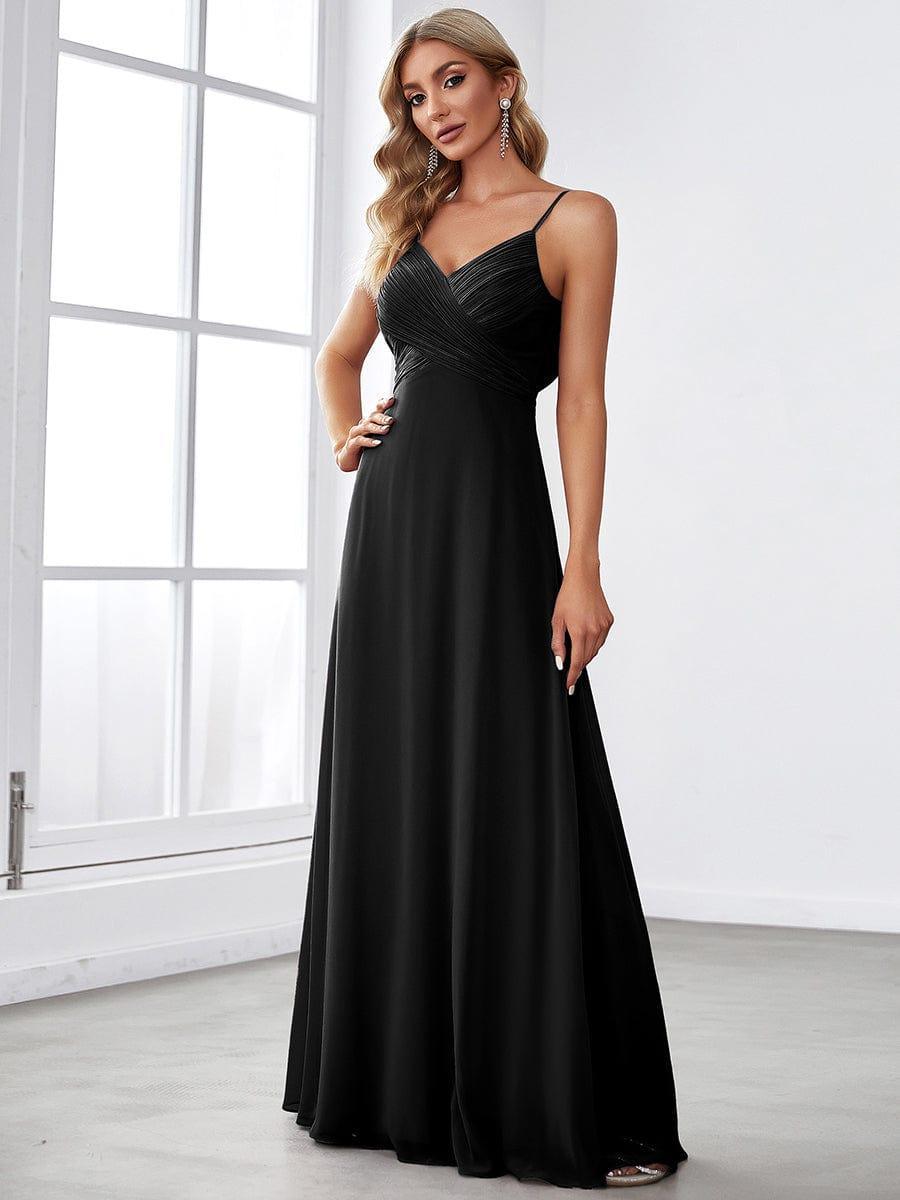 ever NOVA|Sweetheart Draped Back Floor Length Bridesmaid Dress