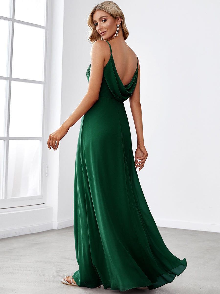 ever NOVA|Sweetheart Draped Back Floor Length Bridesmaid Dress