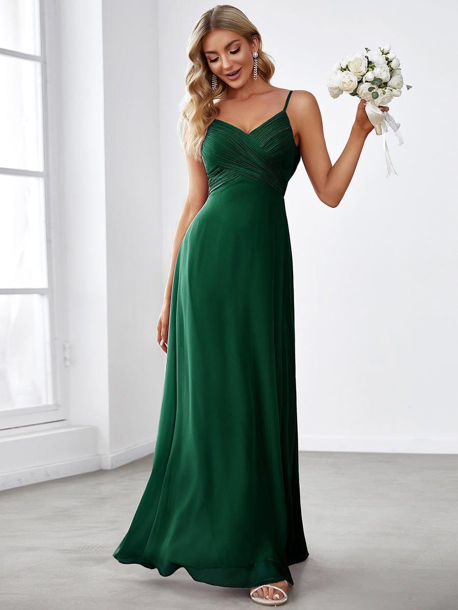 ever NOVA|Sweetheart Draped Back Floor Length Bridesmaid Dress