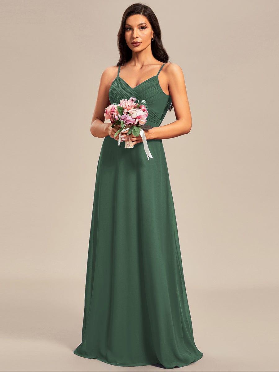 ever NOVA|Sweetheart Draped Back Floor Length Bridesmaid Dress