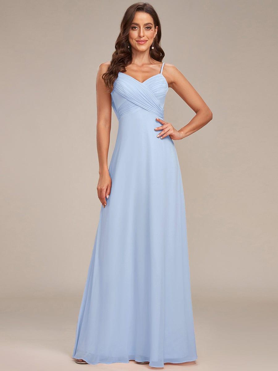ever NOVA|Sweetheart Draped Back Floor Length Bridesmaid Dress