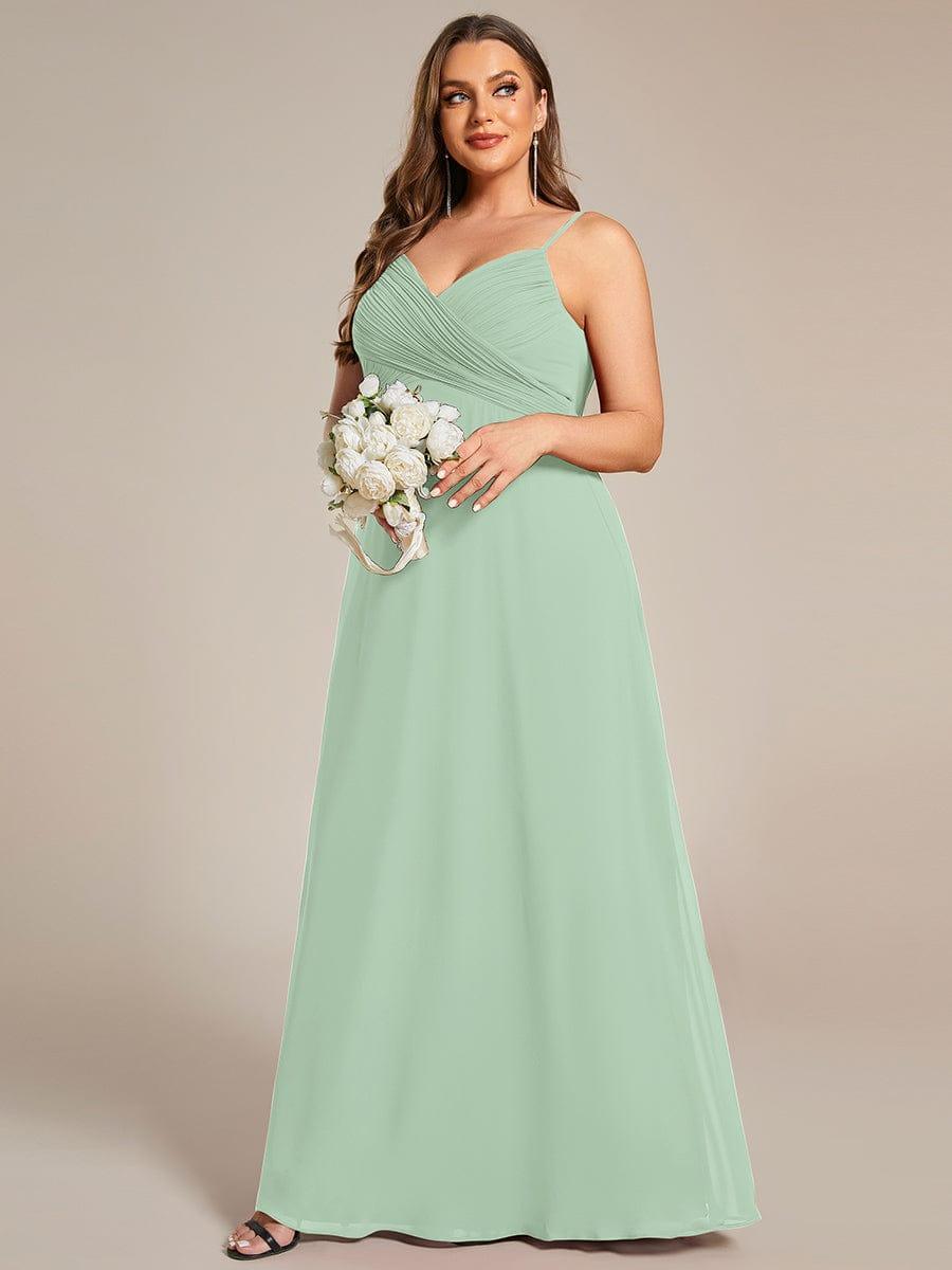 ever NOVA|Sweetheart Draped Back Floor Length Bridesmaid Dress