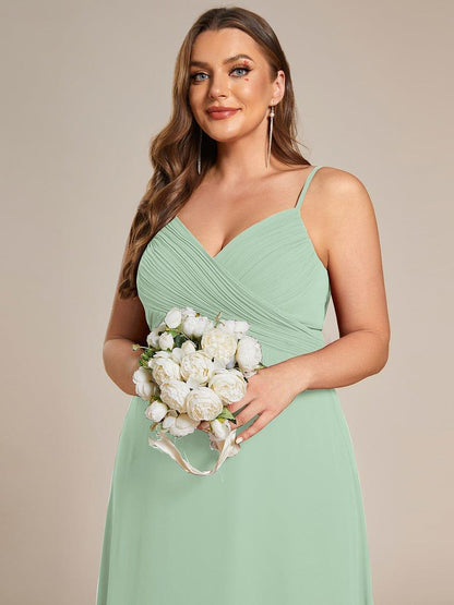 ever NOVA|Sweetheart Draped Back Floor Length Bridesmaid Dress
