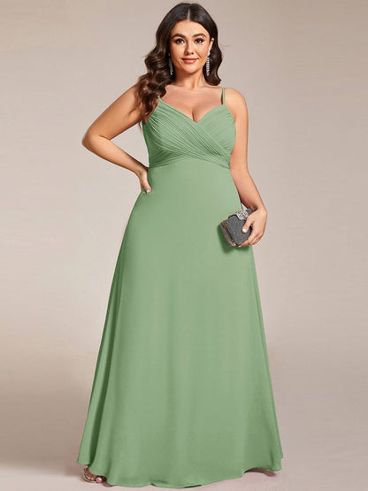 ever NOVA|Sweetheart Draped Back Floor Length Bridesmaid Dress