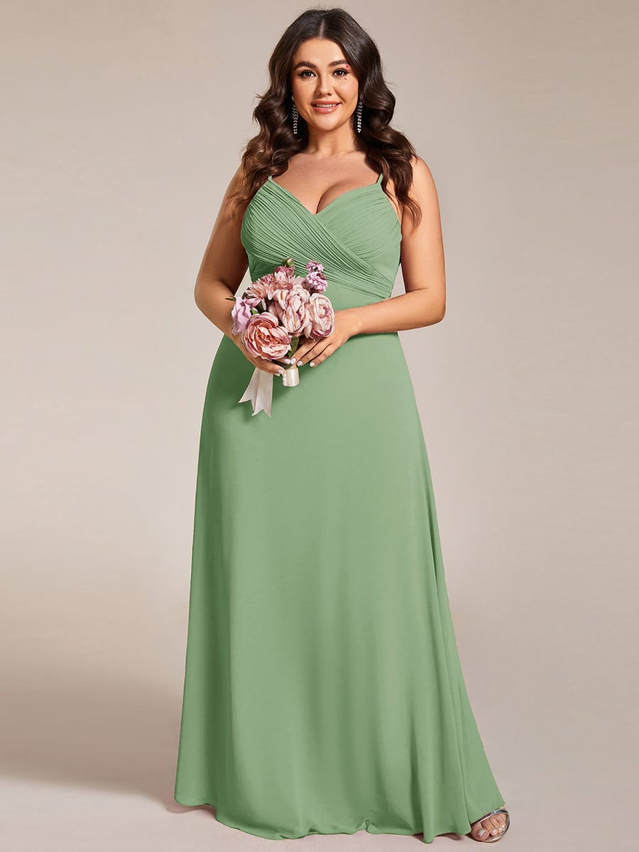 ever NOVA|Sweetheart Draped Back Floor Length Bridesmaid Dress