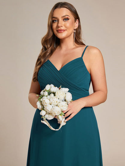 ever NOVA|Sweetheart Draped Back Floor Length Bridesmaid Dress