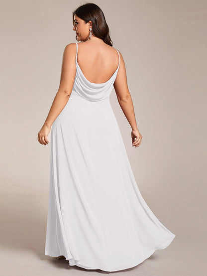 ever NOVA|Sweetheart Draped Back Floor Length Bridesmaid Dress
