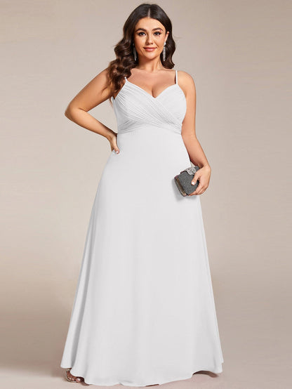 ever NOVA|Sweetheart Draped Back Floor Length Bridesmaid Dress