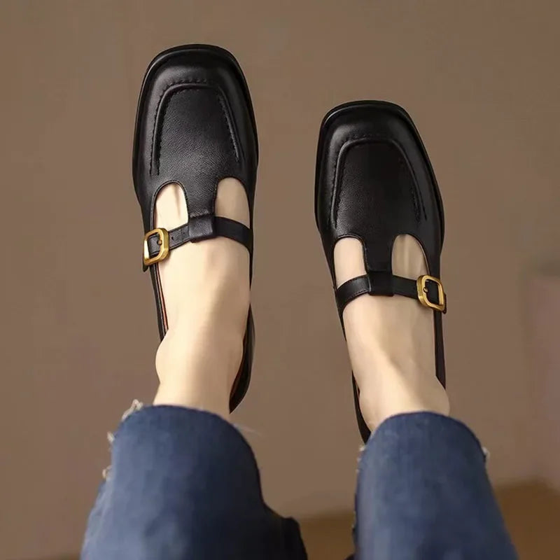 Tatiana – Chaussures rétro à bride en T