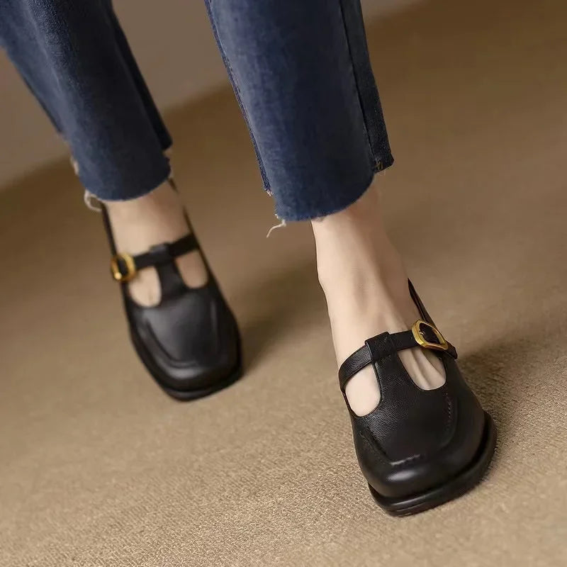 Tatiana – Chaussures rétro à bride en T