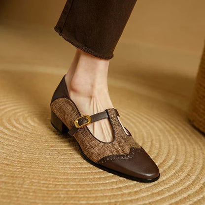 Sandra – Chaussures rétro à boucle