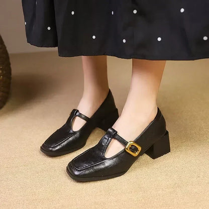 Lana – Chaussures intemporelles à talon moyen pour femme