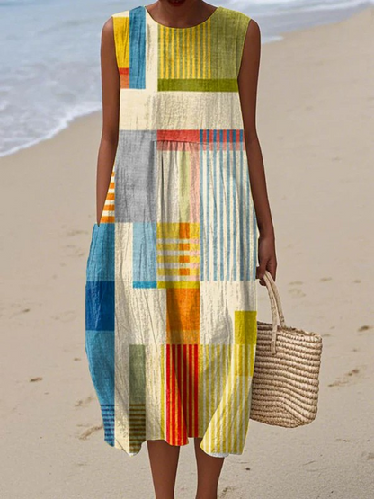 Eva - Robe Géométrique