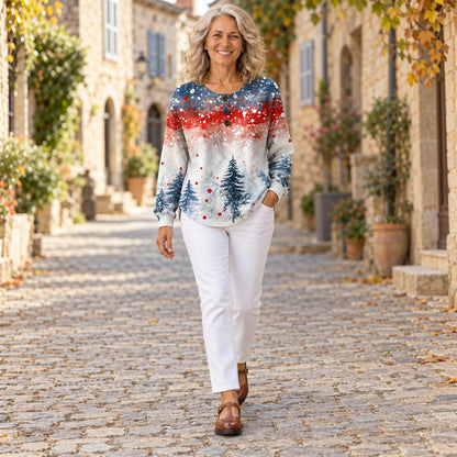 Alva | Pull de Noël à motif sapin