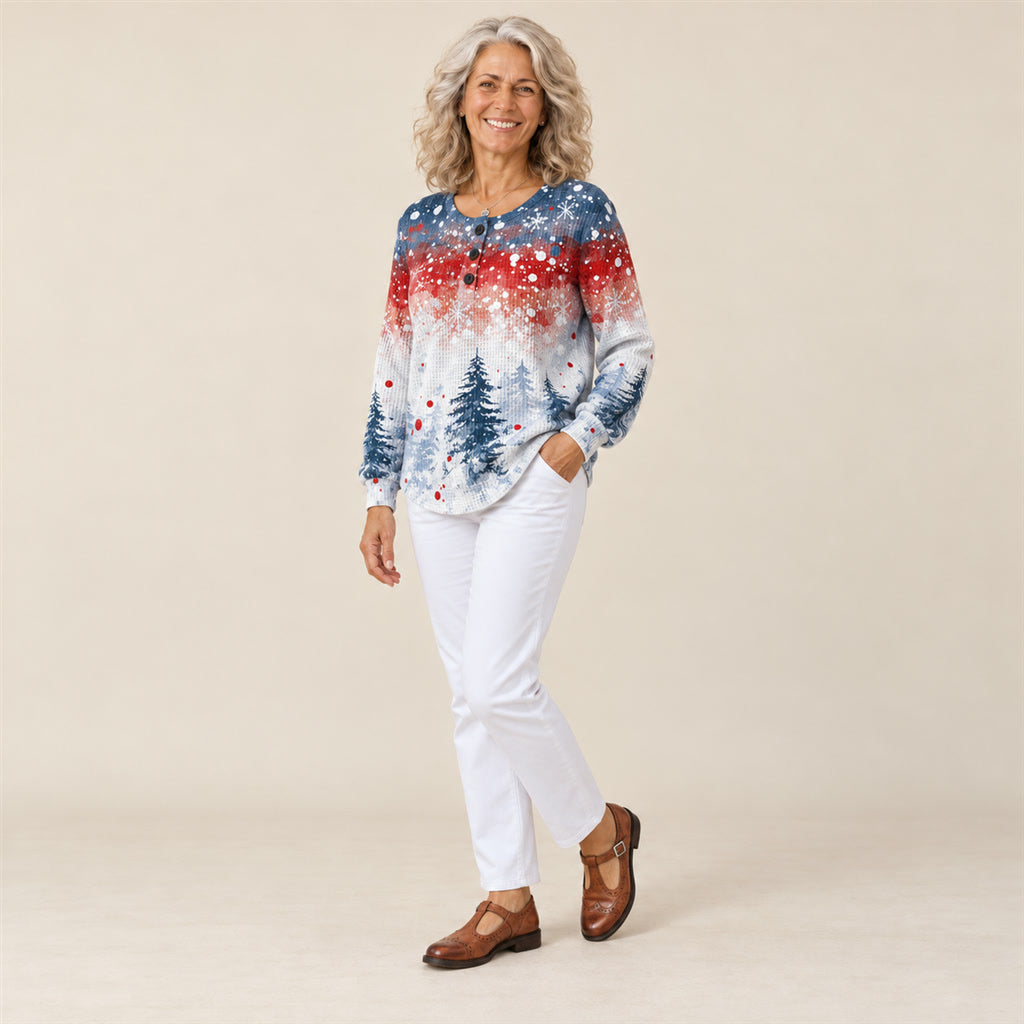 Alva | Pull de Noël à motif sapin