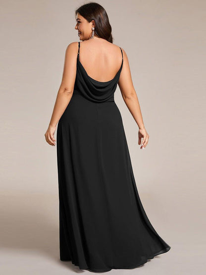 ever NOVA|Sweetheart Draped Back Floor Length Bridesmaid Dress