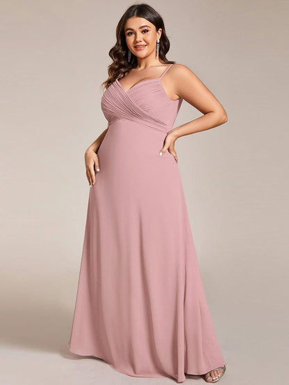 ever NOVA|Sweetheart Draped Back Floor Length Bridesmaid Dress