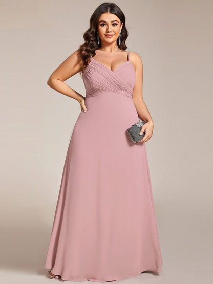 ever NOVA|Sweetheart Draped Back Floor Length Bridesmaid Dress