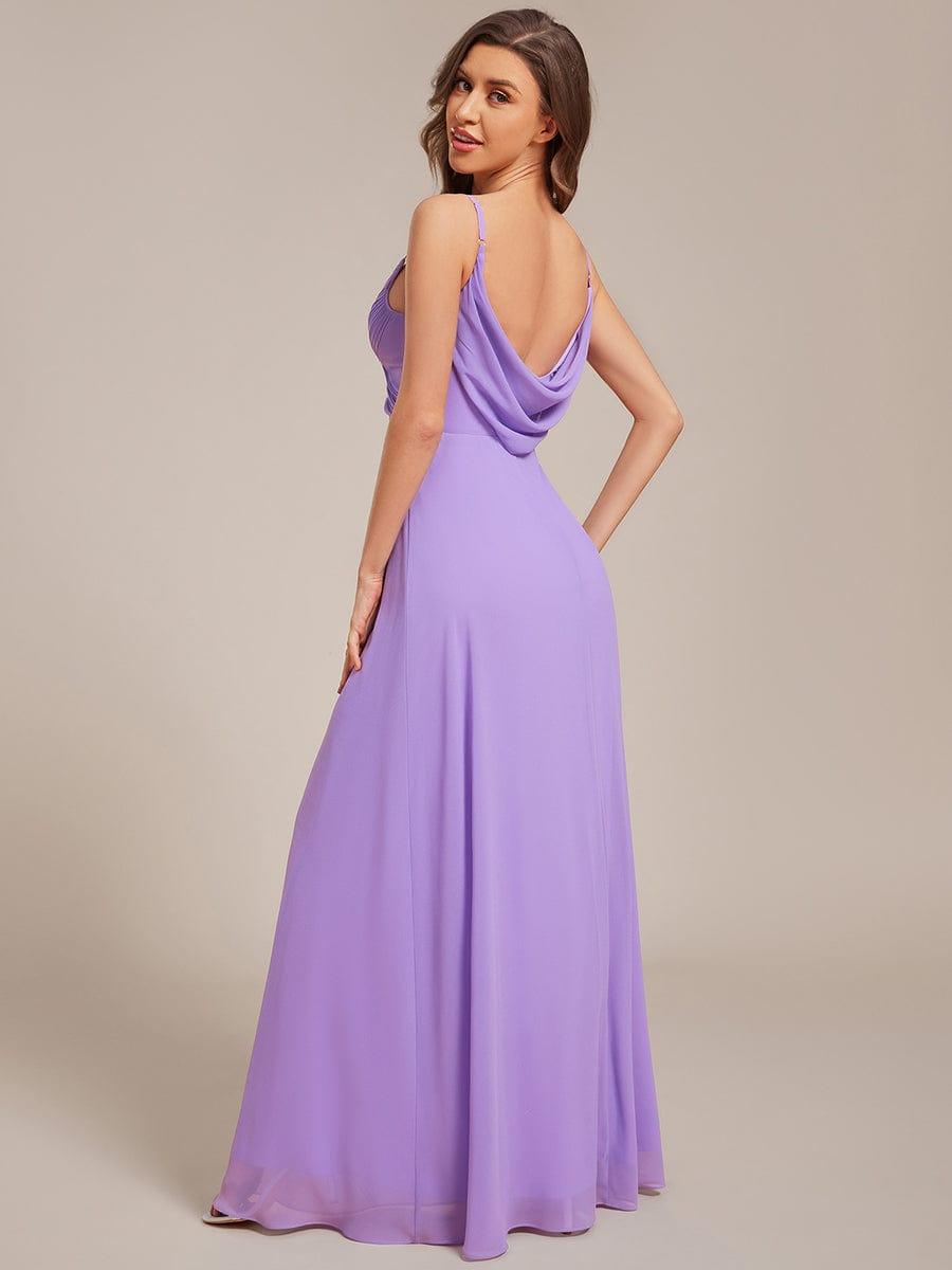ever NOVA|Sweetheart Draped Back Floor Length Bridesmaid Dress
