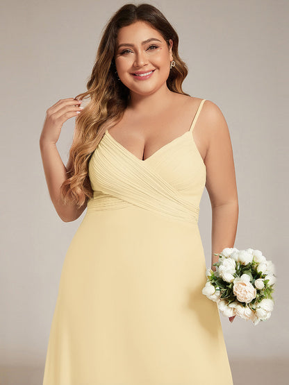 ever NOVA|Sweetheart Draped Back Floor Length Bridesmaid Dress