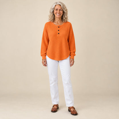 Helle | Pull douillet en tricot gaufré