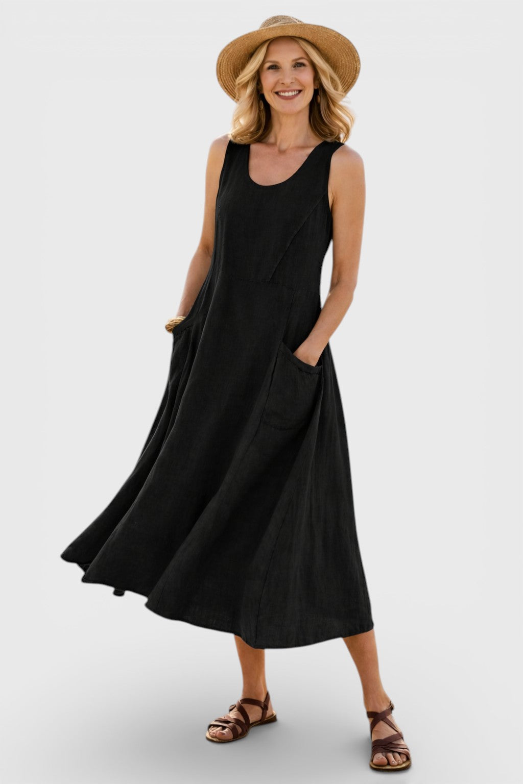Zoé - Robe Confortable en Longueur