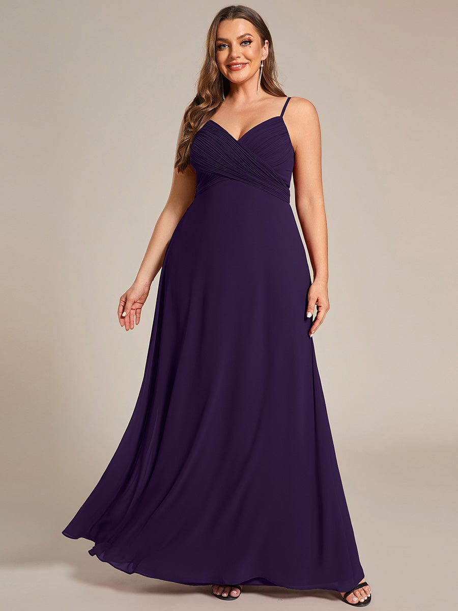 ever NOVA|Sweetheart Draped Back Floor Length Bridesmaid Dress