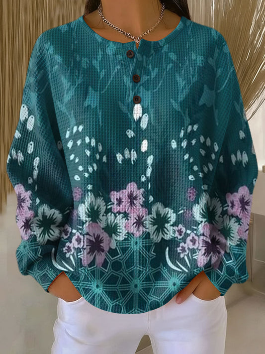 Nora | Pull à motif floral