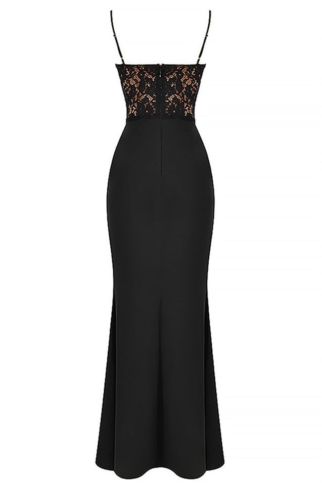 Robe Maxi en Dentelle Isla