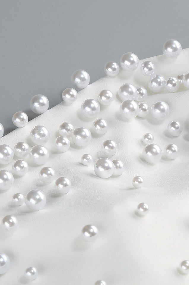 Robe Bustier Brodée de Perles