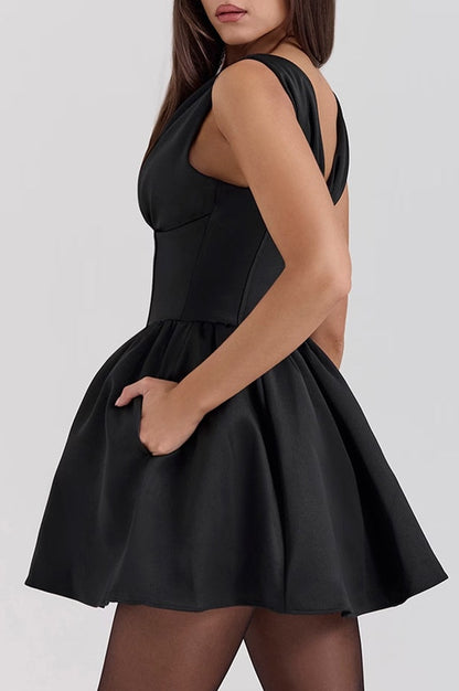 Robe Mini en Satin Emmeliette