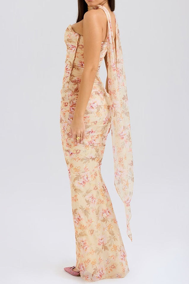 Ensemble Jupe avec Corset et Écharpe au Cou Hallie