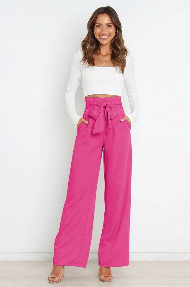 Pantalon Évasé à Ceinture Coordonné - Révier Paris