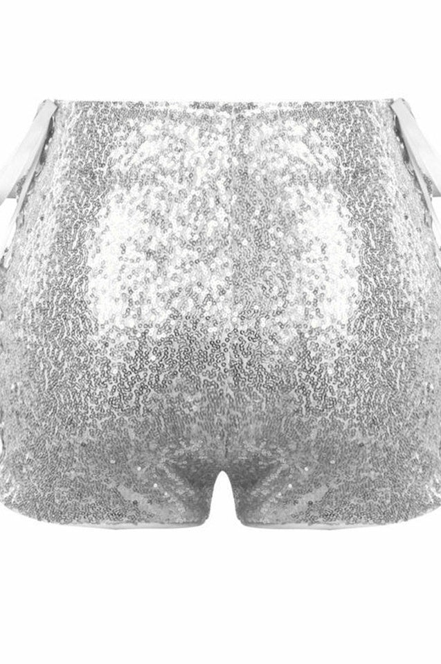 Shorts à Sequin Pailleté