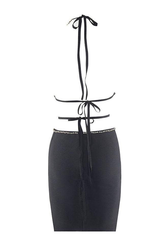 Robe Mini Noire Égyptienne