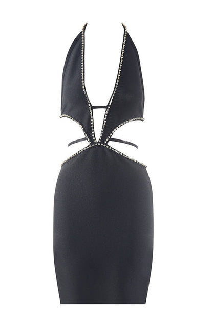Robe Mini Noire Égyptienne