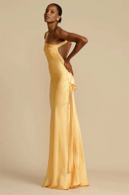 Robe Monique Évasée de Cérémonie Brodée