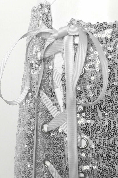 Shorts à Sequin Pailleté