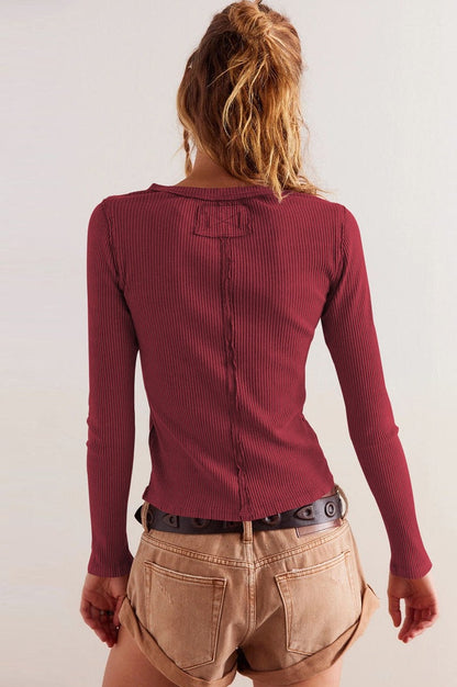 Cardigan Ainoa Bordeaux Évasé
