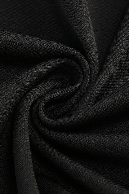 Robe Longue à Manches avec Finitions en Cristal