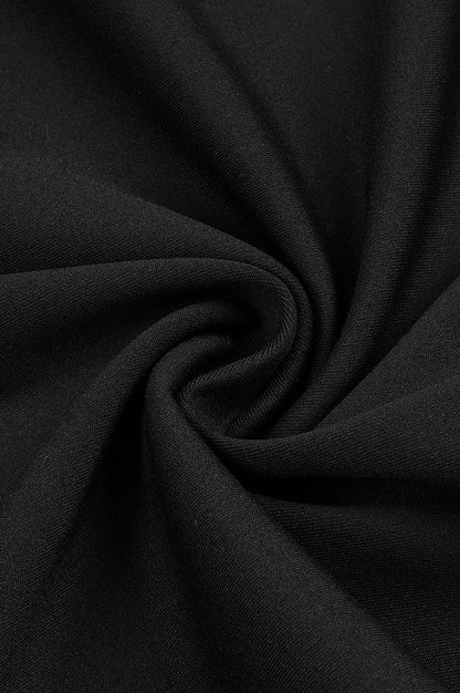 Robe Maxi Évasée à Col Halter, Découpes et Fronces