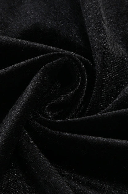 Robe en Velours Duchesse à Bows, Épaules Nues