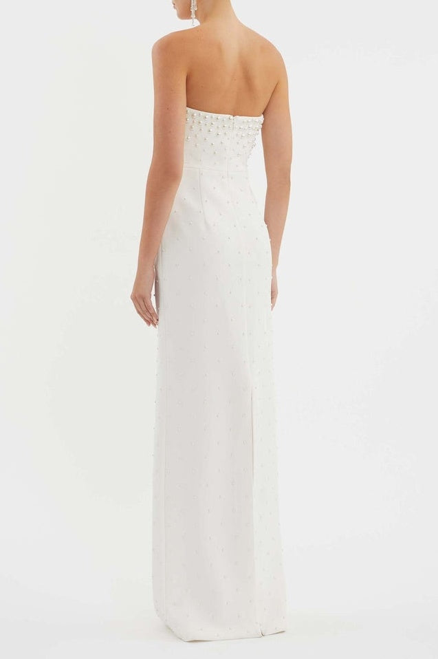 Robe Bustier Brodée de Perles